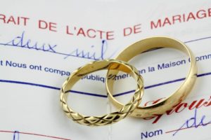 Illustration Acte de mariage