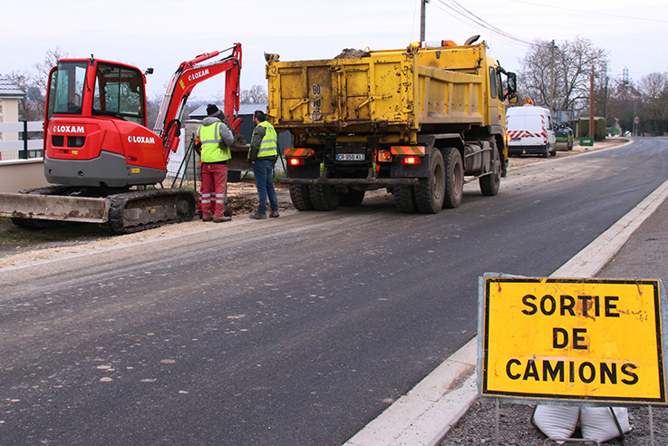 Travaux rue des anciens combattants d’AFN