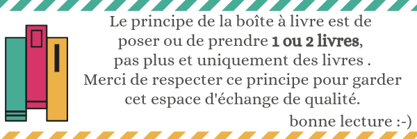 affichette boite à livre