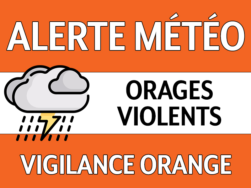 Vigilance Météo-France Orages violents