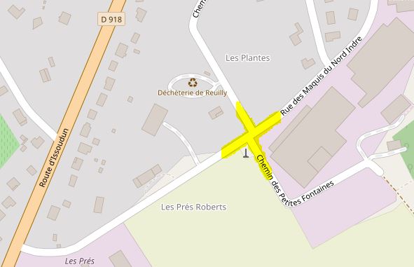 Changement temporaire de signalisation sur le Chemin des petites fontaines