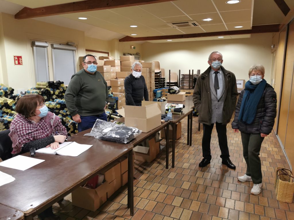 Distribution des sacs de déchets ménagers