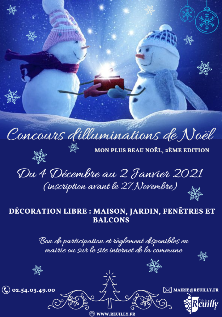 2ème édition du Concours de décorations et d’illuminations : Mon plus beau Noël