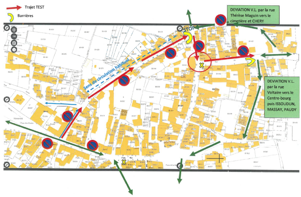 Test de déviation « Poids-Lourds » en Centre Ville le 19/01/2022 de 14h à 16h