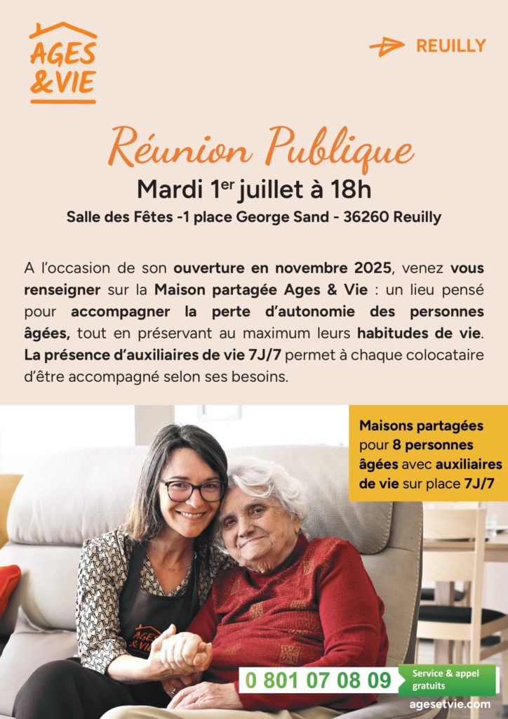 Réunion Publique : Découvrez les Maisons Partagées Ages & Vie !