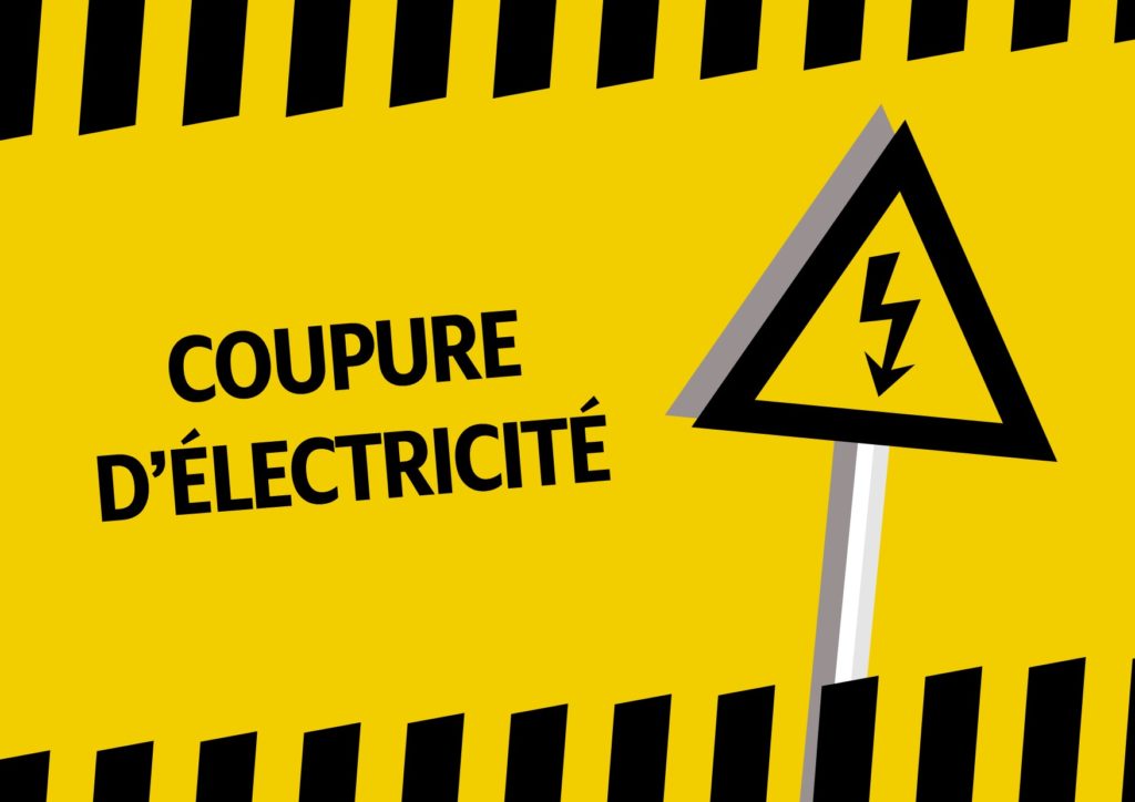 Coupures de courant en septembre