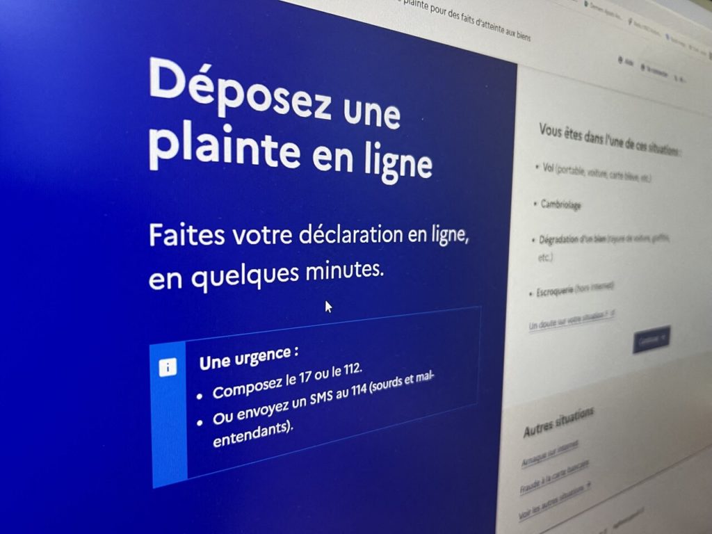 Porter plainte en ligne, c’est possible !