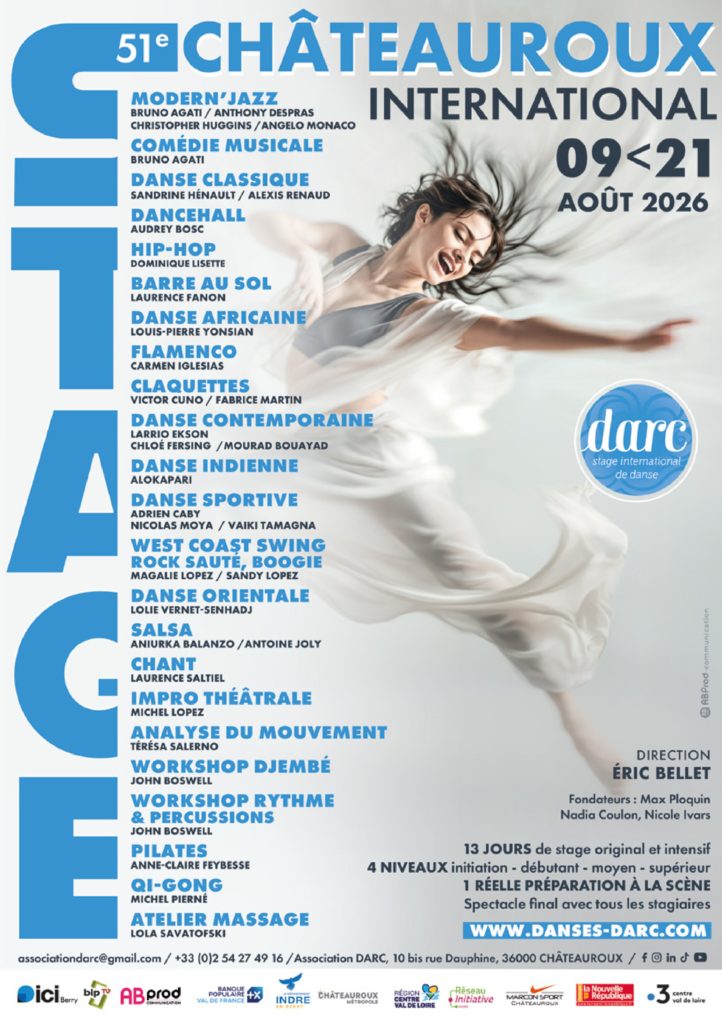 Festival DARC 2026 : 25 stages de danse à gagner !