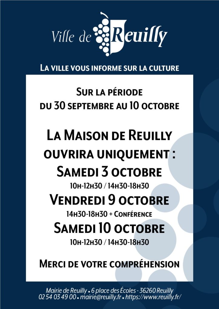 Changement d’horaires de la Maison de Reuilly